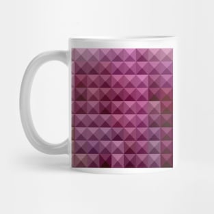 Byzantium Purple Abstract Low Polygon Background Mug